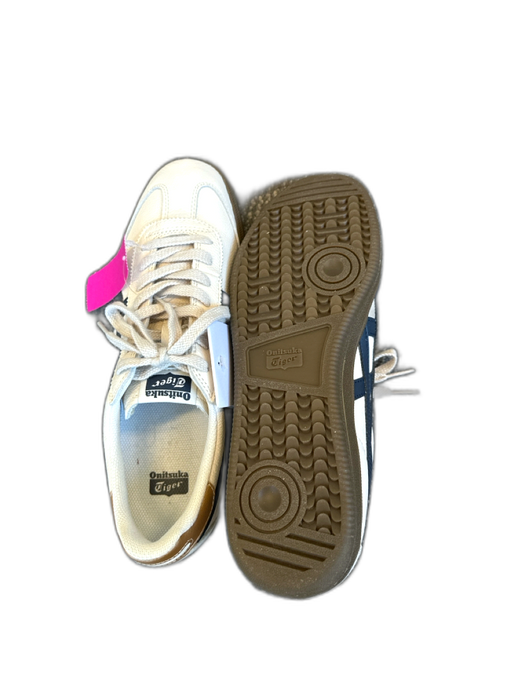 Onitsuka Tiger Shoe Size 9 NWT Cream & Navy Leather Rubber Sole Lace Up Sneakers Cream & Navy / 9