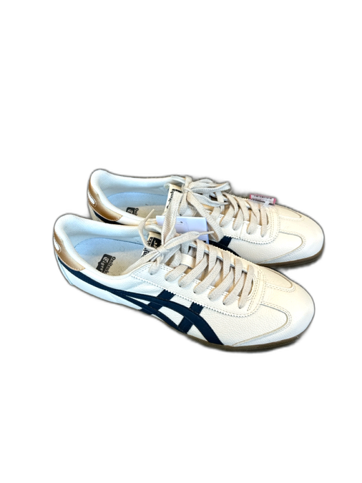 Onitsuka Tiger Shoe Size 9 NWT Cream & Navy Leather Rubber Sole Lace Up Sneakers Cream & Navy / 9