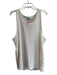 Madewell Size M Cream Cotton Blend Scoop Neck Sleeveless Knit Top Cream / M