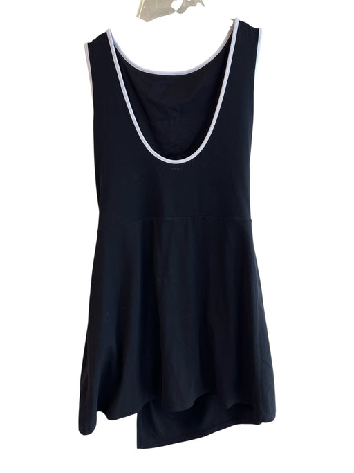 YPB Size XXL Black & White No Fabric Tag Scoop Back Sleeveless Tie Front Dress Black & White / XXL