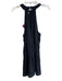 By Anthropologie Size 1X Black Polyester Halter Back Button Sleeveless Top Black / 1X