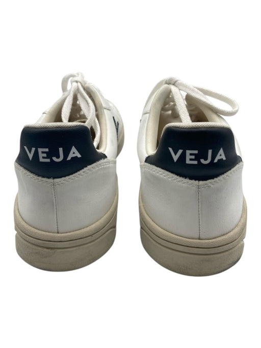 Veja Shoe Size 11.5 AS IS White & Black Leather Low Top Men's Shoes White & Black / 11.5