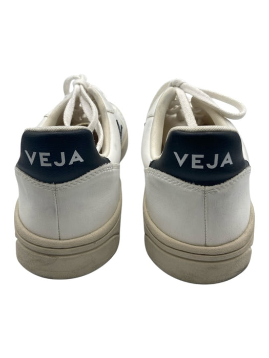 Veja Shoe Size 11.5 AS IS White & Black Leather Low Top Men's Shoes White & Black / 11.5