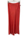 ASTR Size XS Salmon Orange Polyester Chiffon Back Zip Mid Rise Wide Leg Pants Salmon Orange / XS