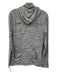 Athleta Size M Gray & Black Polyester Heathered 1/4 Zip Pockets Hoodie Jacket Gray & Black / M
