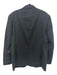 Hugo Boss Gray & Navy Print Virgin Wool Plaid 2 Button Men's Suit Gray & Navy Print / 44L