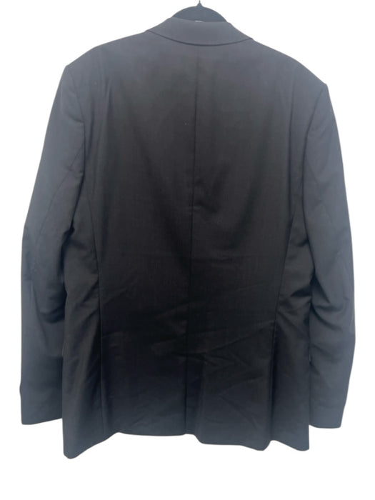 Hugo Boss Dark Gray Viscose Solid 2 Button Men's Suit Dark Gray / 46L