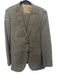 Hugo Boss Gray & Brown Virgin Wool Plaid 2 Button Men's Suit Gray & Brown / 46L