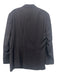 Hugo Boss Dark Gray Virgin Wool Striped 2 Button Men's Suit Dark Gray / 44L