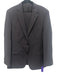 Hugo Boss Dark Gray Virgin Wool Striped 2 Button Men's Suit Dark Gray / 44L