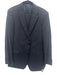 Hugo Boss Navy Blue Virgin Wool All Over Print 2 Button Men's Suit Navy Blue / 44L
