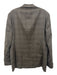 Hugo Boss Brown & Beige Virgin Wool Plaid 2 Button Men's Suit Brown & Beige / 44L