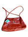 Wilsons Leather Burnt Orange Leather Top Handles Hinge Outer Pockets Bag Burnt Orange / S