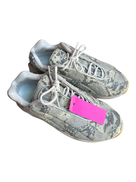 Nike Shoe Size 6 Gray & Taupe Leather Snake Embossed Chunky Athletic Sneakers Gray & Taupe / 6