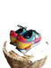 Puma Shoe Size 10.5 Teal & Purple Print Canvas & Leather Color Block Sneakers Teal & Purple Print / 10.5