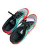 Puma Shoe Size 10.5 Teal & Purple Print Canvas & Leather Color Block Sneakers Teal & Purple Print / 10.5
