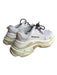 Balenciaga Shoe Size 8 Bone & Tan Canvas & Leather Chunky lace up Sneakers Bone & Tan / 8
