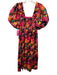 CROSBY by Mollie Burch Size XXS Pink, Green, Orange Cotton Blend Floral Dress Pink, Green, Orange / XXS