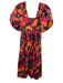 CROSBY by Mollie Burch Size XXS Pink, Green, Orange Cotton Blend Floral Dress Pink, Green, Orange / XXS