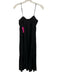 Joie Size 0 Black Spaghetti Strap Twist Knot Empire Waist Midi Dress Black / 0