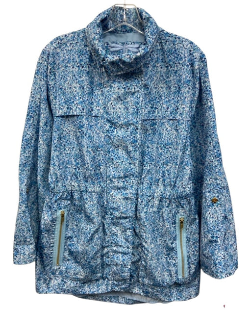 Tyler Boe Size XS Blue, Green, White Polyester Long Sleeve Zip & Button Jacket Blue, Green, White / XS