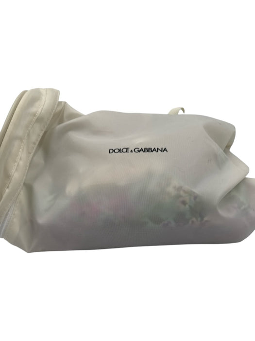 Dolce & Gabbana Shoe Size 39 Purple, Green, blue Canvas Lace Up Logo Espadrille Purple, Green, blue / 39