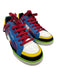 Dolce & Gabbana Shoe Size 37 Blue, Purple, Green Leather Upper Lace Up Sneakers Blue, Purple, Green / 37