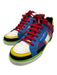 Dolce & Gabbana Shoe Size 37 Blue, Purple, Green Leather Upper Lace Up Sneakers Blue, Purple, Green / 37