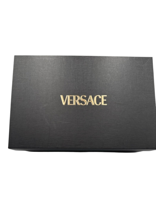 Versace Shoe Size 6 Pink, White, Silver Leather Upper Lace Up Crystals Sneakers Pink, White, Silver / 6