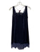 Johnny Was Size S Navy & Blue Cupra Rayon Sleeveless Crochet Detail Dress Navy & Blue / S