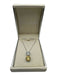 Crislu Silver & Yellow Sterling Silver Chain Quartz 2 Stones Pendant Necklace Silver & Yellow