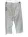 Zara Size 12 White Cotton Blend High Waist Raw Hem Wide Leg Jeans White / 12