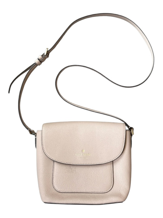 Kate Spade Soft Pink Leather Magnetic Clasp Exterior Pocket Crossbody Bag Soft Pink / S