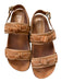 Alexandre Birman Shoe Size 38.5 Brown Suede Two Strap Knot Open Toe Heels Brown / 38.5