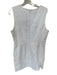 Michael Kors Size 10 Cream Polyester Embroidered Floral Knee length Dress Cream / 10