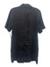 Everlane Size XS Black Linen Short Sleeve Breast Pockets Buttons Mini Dress Black / XS