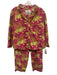 Print Fresh Size XS Hot Pink & Multi Cotton Long Sleeve Animal Pajama Pant Set Hot Pink & Multi / XS