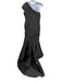Alexander by Daymor Size 14 Black Polyester One Shoulder Tiered Gown Black / 14