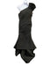 Alexander by Daymor Size 14 Black Polyester One Shoulder Tiered Gown Black / 14