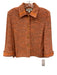 St. John Collection Size 8 Orange, White, Black Wool & Rayon Heathered Skirt Set Orange, White, Black / 8