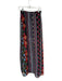Show Me Your Mumu Size S Black & Multi Polyester Side Slits Floral Maxi Skirt Black & Multi / S