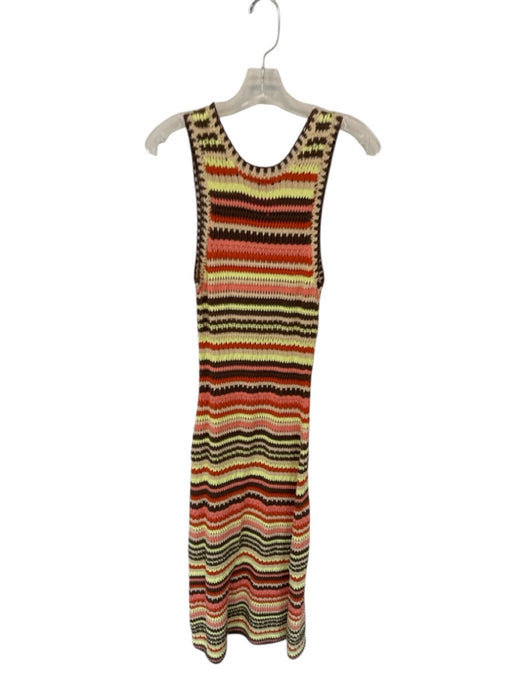 Rails Size S Brown & Orange Cotton Macrame Sleeveless Maxi Dress Brown & Orange / S