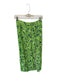 Kitri Size 4 Green & Navy Viscose Back Zip Botanical Back Slit Maxi Skirt Green & Navy / 4
