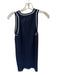 Solid & Striped Size S Navy & white Viscose Blend Sleeveless Knit Coverup Navy & white / S