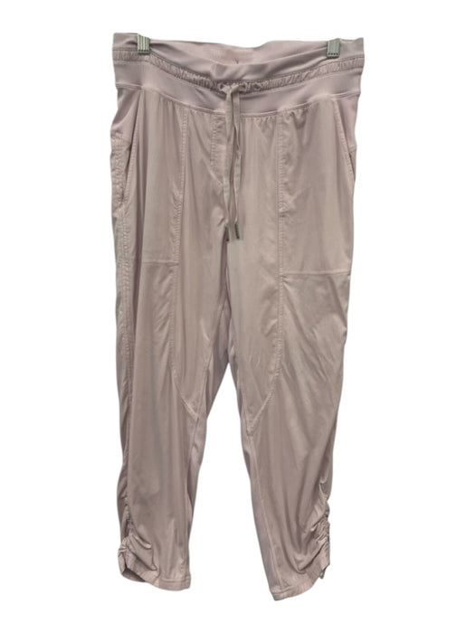 Lululemon Size 6 Baby Pink Nylon Blend Elastic Drawstring Waist Striped Pants Baby Pink / 6