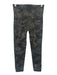 Spanx Size Medium Green Elastic Waist Camo Cropped Leggings Green / Medium