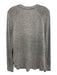 Rails Size S Gray Rayon & Polyester Long Sleeve Heathered V Neck Sweater Gray / S