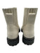 Rag & Bone Shoe Size 39.5 Cream Leather Stretch Block Heel Chelsea Boots Cream / 39.5