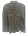 Rails Size Medium Gray Cotton Long Sleeve Button Front Collar Patch Pocket Top Gray / Medium