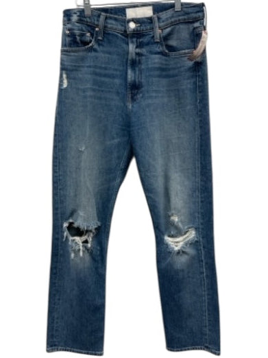 Mother Size 29 Medium Wash Cotton Blend Distressed Fading High Rise Jeans Medium Wash / 29